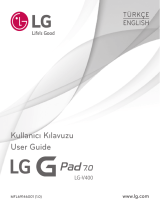 LG G Pad 7.0 - LG V400 Kullanım kılavuzu