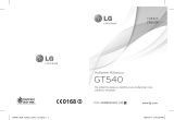 LG GT540.AMORBK Kullanım kılavuzu