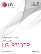 LG LGP713TR El kitabı