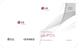 LG LGP725.ACISBK Kullanım kılavuzu