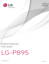 LG LGP895.AINDBK Kullanım kılavuzu