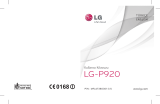 LG LGP920.AHUKML Kullanım kılavuzu