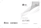 LG LGT385 Kullanım kılavuzu