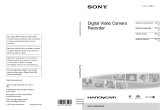 Sony DCR-SX22E Kullanım kılavuzu
