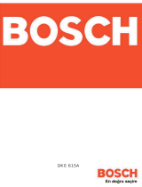 Bosch DKE615Q/01 Kullanma talimatları