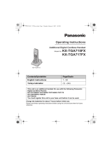 Panasonic KXTGA717FX Kullanma talimatları