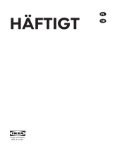 IKEA H&#196;FTIGT 40282366 Kullanım kılavuzu