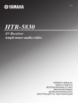 Yamaha HTR-5830 El kitabı