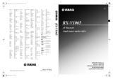 Yamaha RX-V1065 El kitabı