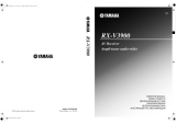 Yamaha RX-V3900 El kitabı