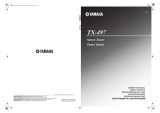 Yamaha TX-497 El kitabı
