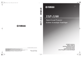 Yamaha YSP-1100 El kitabı
