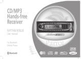 Parrot Car Stereo System CD/MP3 Hands-free Receiver RHYTHM N' BLUE Kullanım kılavuzu
