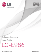 LG E986 Kullanım kılavuzu
