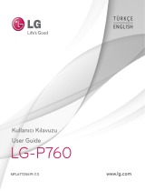 LG LGP760.AESPBK Kullanım kılavuzu