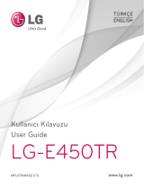 LG LGE450TR Kullanici rehberi