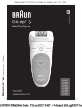 Braun 5-511, 5-531, 5-537, 5-539, 5-541, 5-547, Wet & Dry Epilator, Silk-épil 5 Kullanım kılavuzu