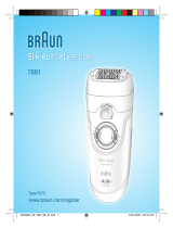 Braun 7681, Silk-épil Xpressive Kullanım kılavuzu