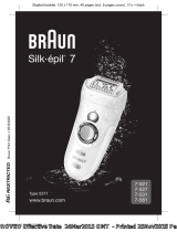 Braun 7-521,  7-527,  7-531,  7-561,  Silk-épil 7 Kullanım kılavuzu
