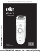 Braun Dual Epilator 7-751 WD,  7-721 WD,  Silk-épil 7 Kullanım kılavuzu