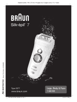 Braun Silk-épil 7 Kullanım kılavuzu