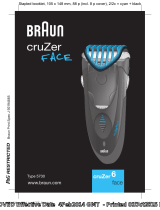 Braun CruZer6, face Kullanım kılavuzu