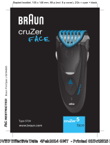 Braun CruZer5, face Kullanım kılavuzu
