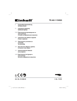 EINHELL TE-AG 115/600 Kullanım kılavuzu