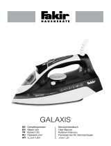 Fakir steam iron Galaxis Kullanım kılavuzu