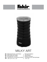 Fakir milk frother and heater Milky Art Kullanım kılavuzu