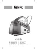 Fakir steam ironing station Vivaldi El kitabı