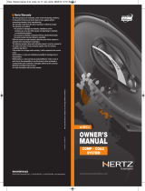 Hertz DCX 710.3 Kullanım kılavuzu