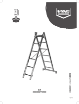 Mac Allister Échelle d'escalier multiposition 2 x 11 marches - 3,3 m Kullanım kılavuzu