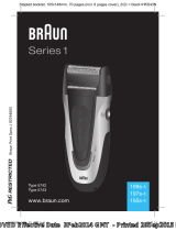 Braun 199s-1, 197s-1, 195s-1, Series 1 Kullanım kılavuzu