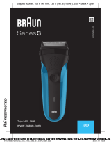Braun Series 3 Shave & Style Rasoir Électrique Homme 3-En-1 Noir/Bleu Kullanım kılavuzu