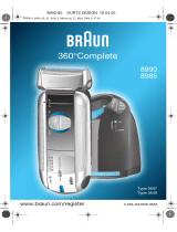 Braun 8990, 8985 360°Complete Kullanım kılavuzu