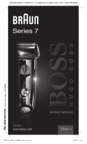 Braun 790cc-4, Series 7, limited edition, Hugo Boss Kullanım kılavuzu
