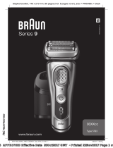 Braun 93XXcc, Series 9 Kullanım kılavuzu