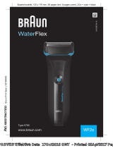 Braun WF2s, Water Flex Kullanım kılavuzu