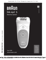 Braun 5-511, 5-531, 5-539, 5-541, 5-547, Wet & Dry Epilator, Silk-épil 5 Kullanım kılavuzu