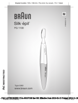 Braun FG 1100, Silk-épil Kullanım kılavuzu