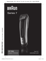 Braun BT7050 Beard trimmer, Series 7 Kullanım kılavuzu