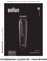 Braun BT 3040 Kullanım kılavuzu