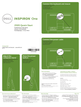 Dell Inspiron One 2320 Hızlı başlangıç ​​Kılavuzu