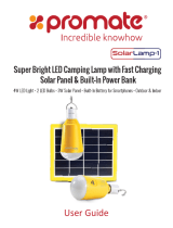 Promate SolarLamp-1 Kullanici rehberi