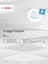 Bosch Free-standing larder fridge Kullanma talimatları