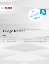 Siemens Free-standing fridge-freezer Kullanım kılavuzu