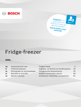 Bosch KGN34VB35G Fridge Freezer Kullanım kılavuzu