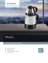 Siemens TA22005/02 Kullanım kılavuzu