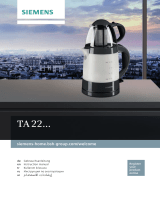 Siemens TA22005/02 Kullanım kılavuzu
